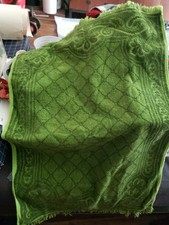 Vintage Martex All Cotton Made In USA Hand Towel Green 1970s To 1980s