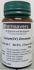 Cerium(IV) Zirconate, 99.5% (Trace Metals Basis), by Atomergic, Certified, 100g