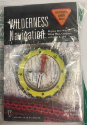 Wilderness Navigation Finding your way Book using map, compass, altimeter & GPS