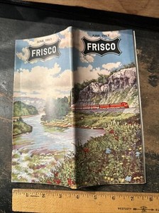 St. Louis San Francisco Railroad Time Table Frisco June 1963 “ The Meteor “