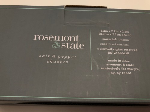 ROSEMONT & STATE SPRING LEMON ๐ THEME COLLECTIBLE SALT & PEPPERS - Picture 7 of 7