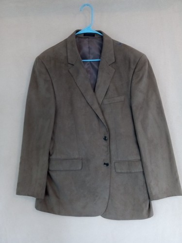 Andrew Fezza Sport Coat Blazer Suit Jacket Wool 2 Button Houndstooth 42R Brown - Picture 1 of 17