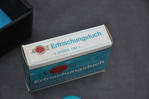 4711 Colonia Acqua Set Auto Oldtimer Crema Sapone Erfrischungstuch Profumo Auto - Picture 12 of 12