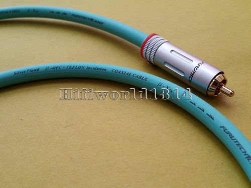 1x Furutech versilbertes μ-OFC RCA Digital Koaxial Audio Video Kabel - Bild 4 von 4