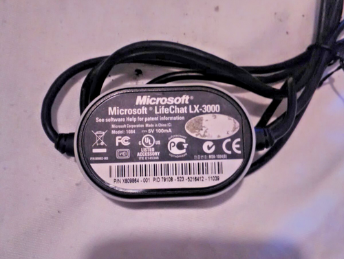 Microsoft LifeChat LX-3000 Stereo Headset USB Wired USED - Picture 7 of 7
