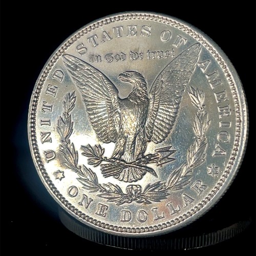 1886 PL Morgan Dollar AU/UNC 90% Silver Coin Collectible # 1272 - Picture 16 of 17