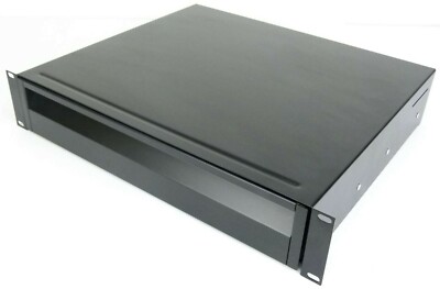 Adam Hall 874E02A ERGO 2 HE ALU Rackschublade ergonomischem Griff Rack Schublade