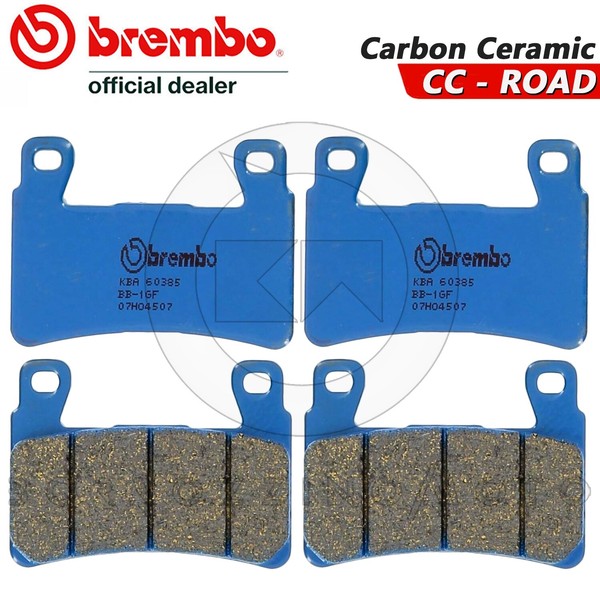 4 BremsbelÄGe Vorne Brembo Blau Kohlenstoff Honda CBR 929 RR Fireblade 2000-image