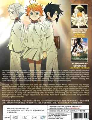The Promised Neverland (Yakusoku No Neverland) Season 1-2 DVD