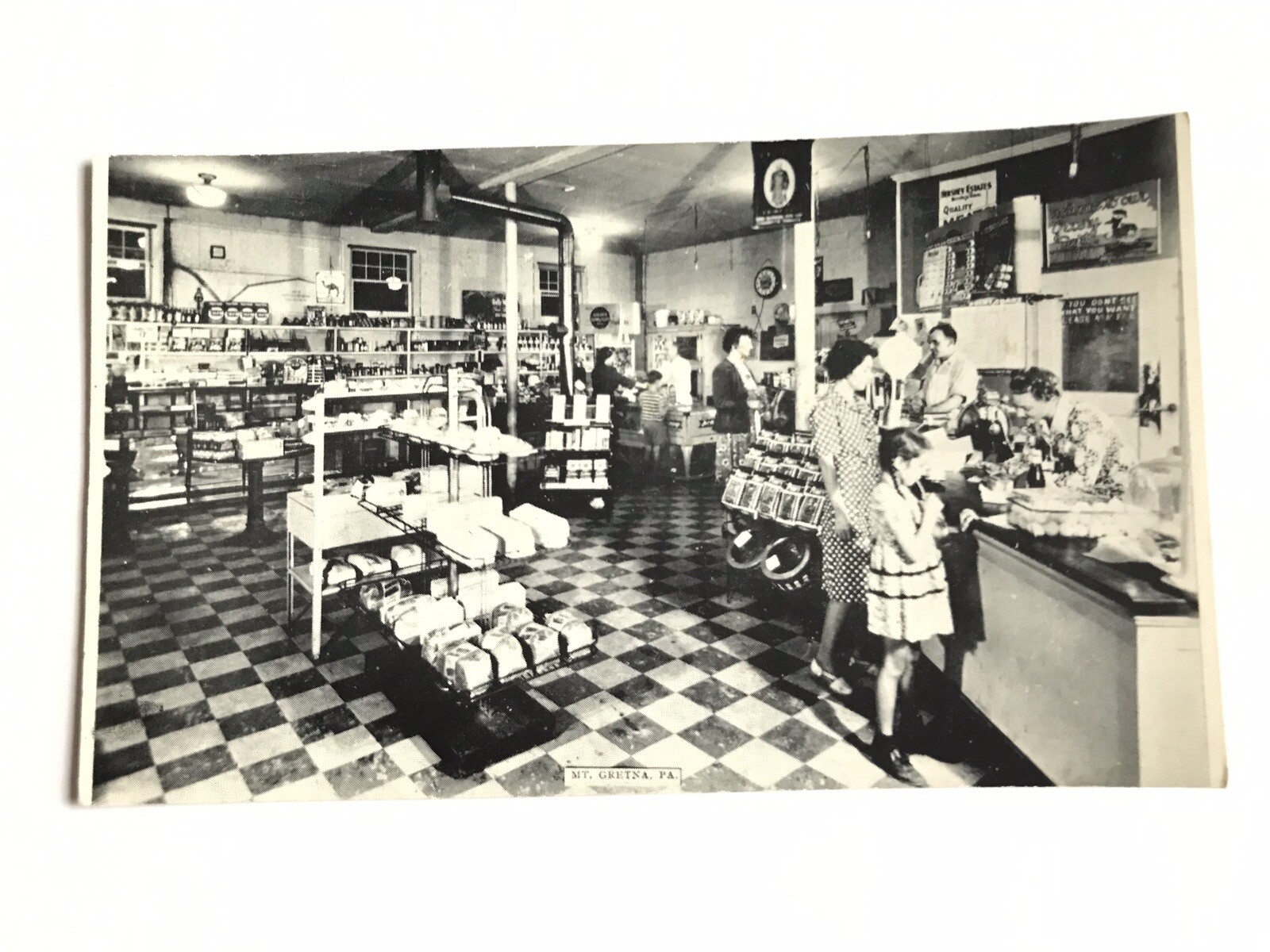 VTG 1940s MT GRETNA PA B&W CAMPMEETING HARBACH'S STORE LEBANON CO. eBay