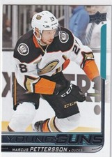 Marcus Pettersson 2018-19 Upper Deck Young Guns Rookie Card #229, Ducks