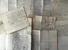 1600s OLD  LETTER Baroque Era 17th Century Watermarked Correspondence Document