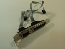 Standard Motherboard Adapter DB-25 DE-9 Male Serial 686-122614