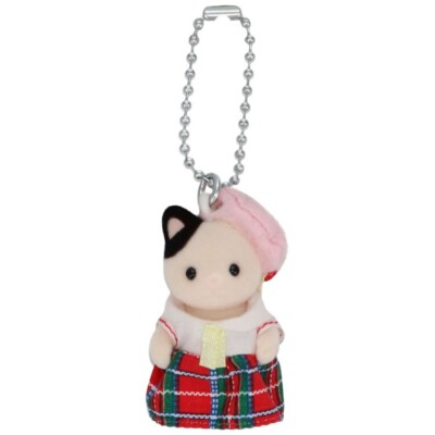 Sylvanian Families Charcoal cat keychain Calico Critters Japan New
