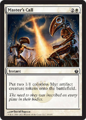 MASTER'S CALL Mirrodin Besieged MTG Magic the Gathering Cards DJMagic
