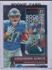 AIDAN HUTCHINSON ROOKIE CARD Detroit Lions Football 2022 OPTIC GRIDIRON KINGS RC