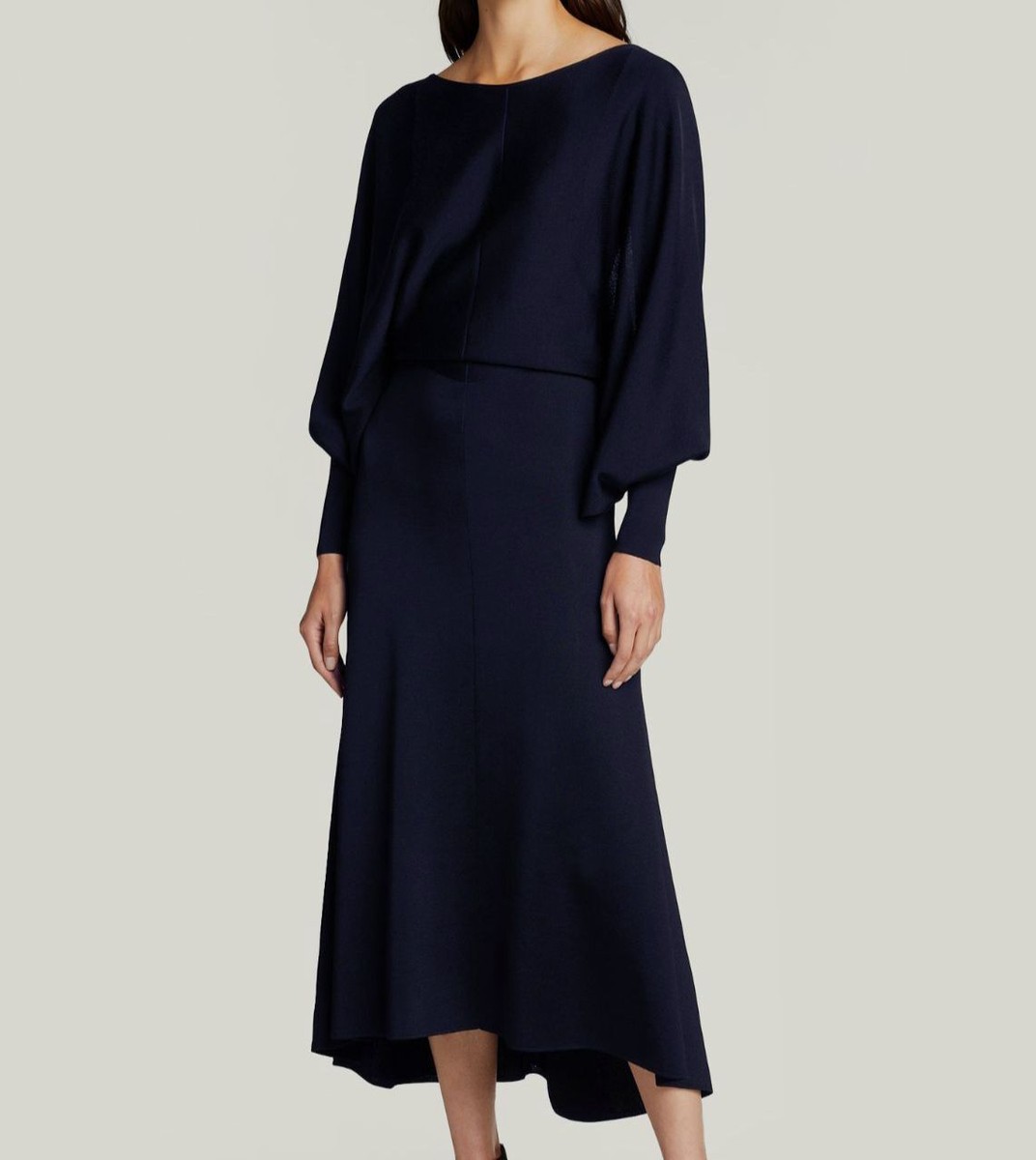 victoria beckham dress blue Victoria Beckham