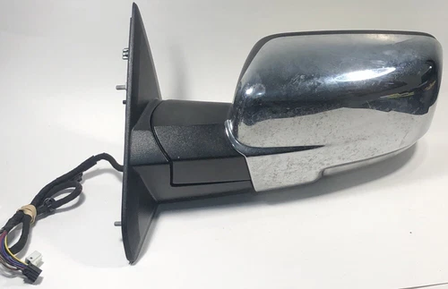 2014-2017 RAM 1500 OEM Chrome Power Driver LH Door Mirror 68231241ah UNTESTED