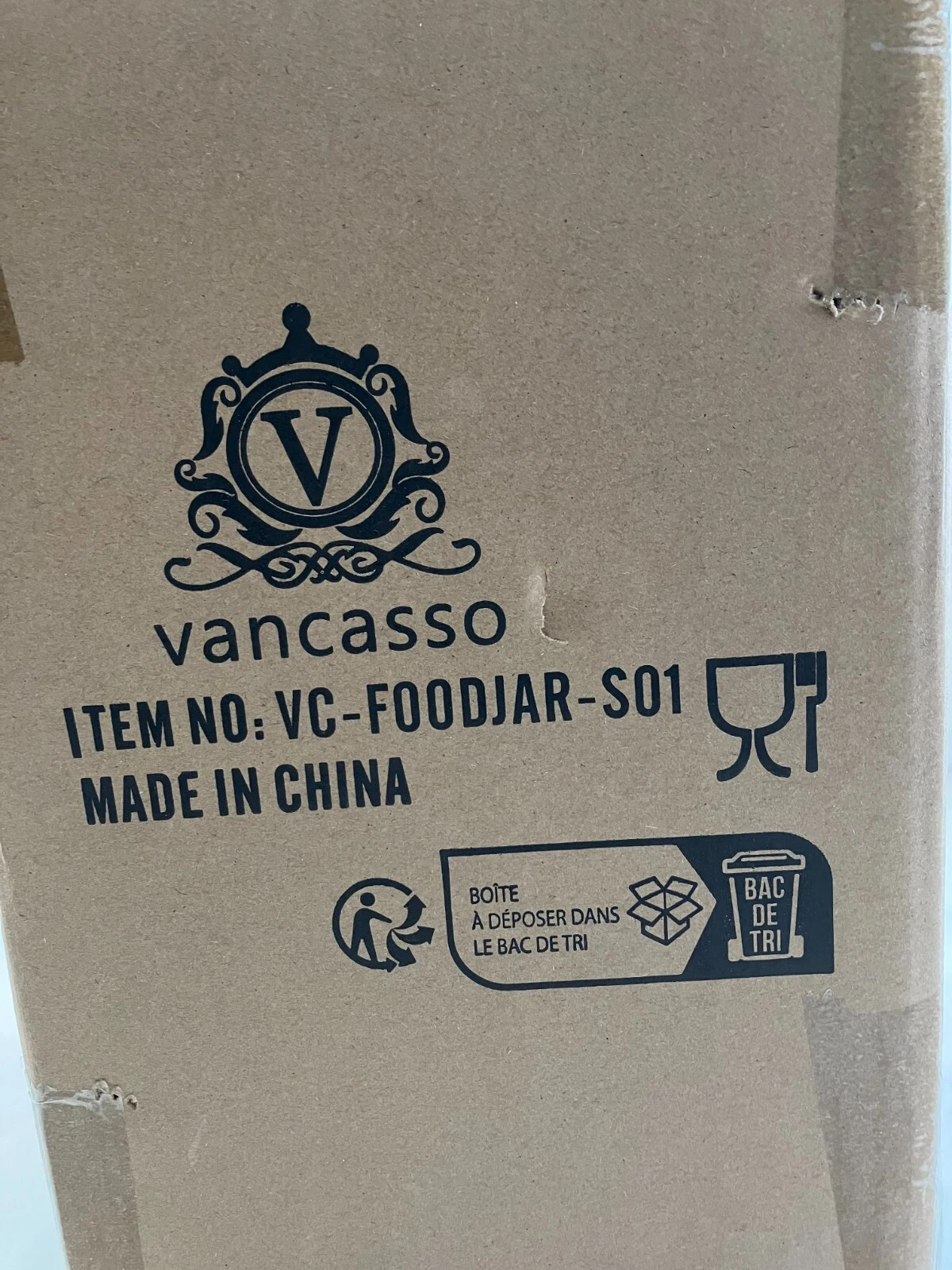 Sets of 3 Vancasso ceramic food jars.
Opens in a new window or tab