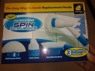 Hurricane Spin Scrubber Replacement Brush Heads 3-heads As ...