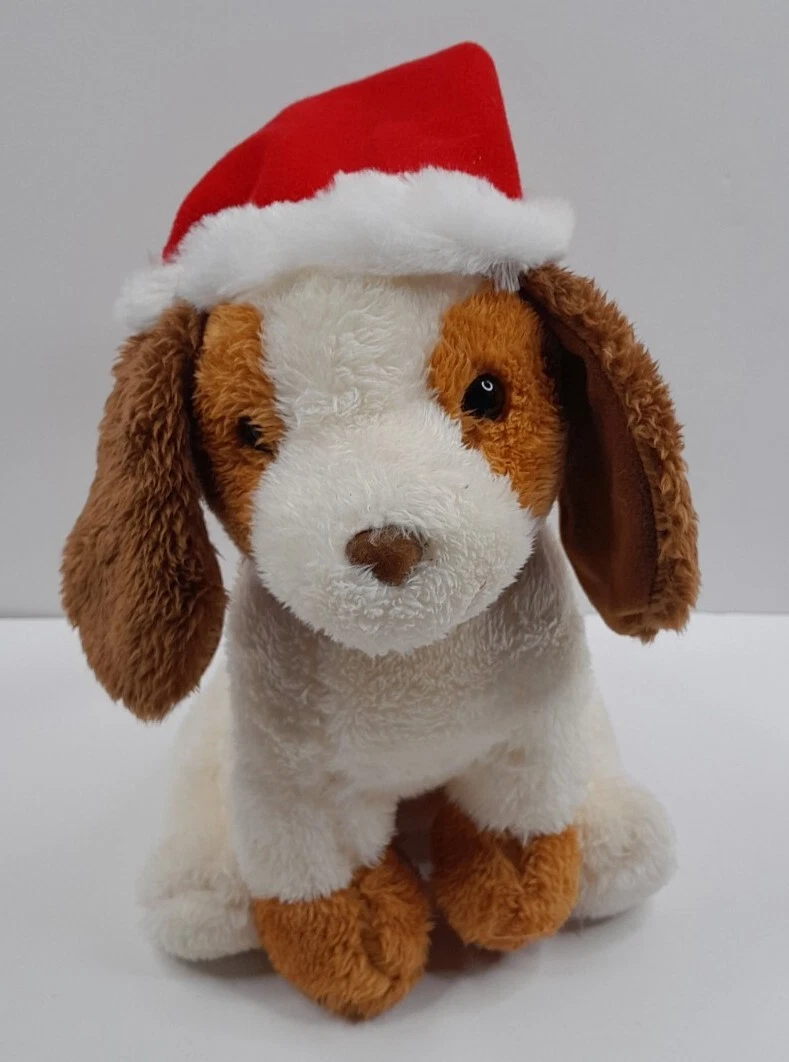 Christmas dog hotsell stuffed animal
