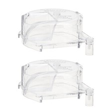 2 Pack Clear Plastic Grinder Assembly Lid Fit for Cuisinart Coffee Maker Parts
