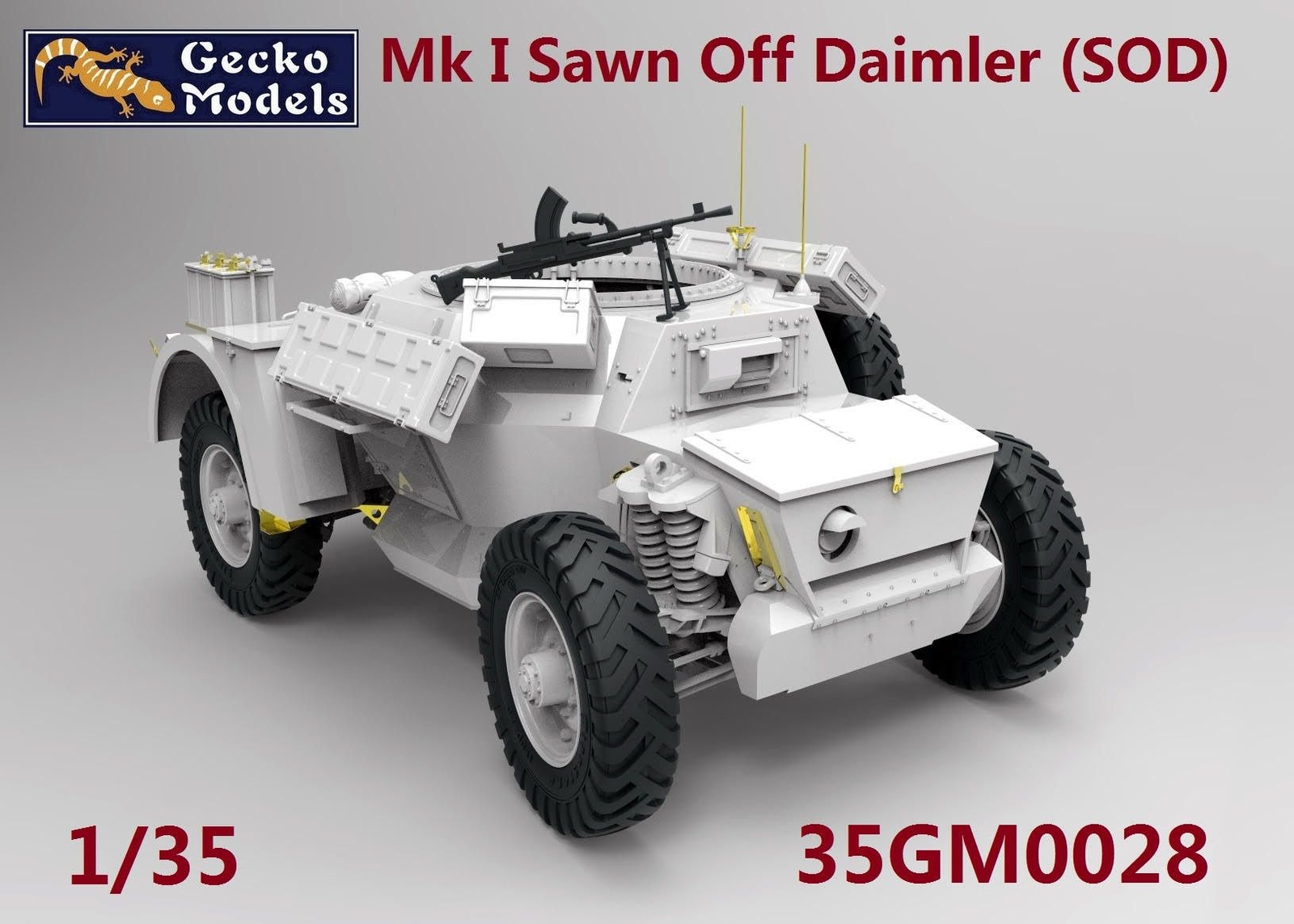 Gecko Models 1 35 Mk I Sawn Off Daimler SOD 35GM0028 4892667350286
