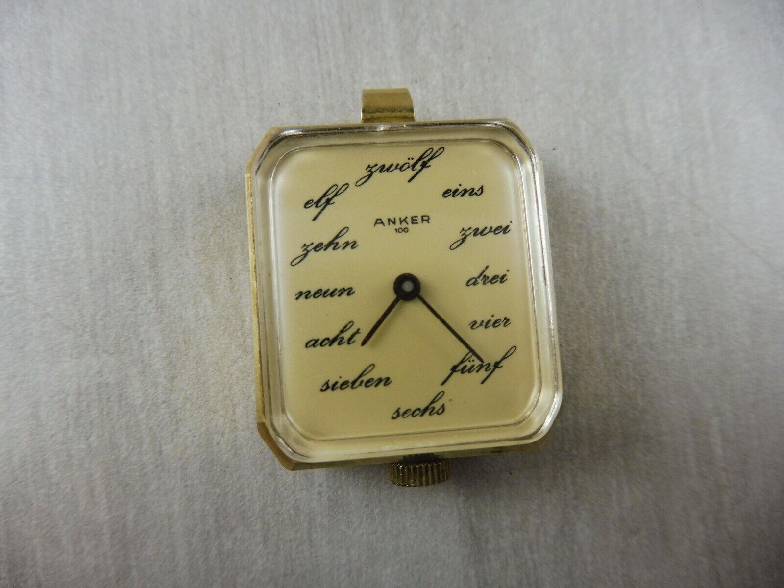  Ancienne montre pour femme, pendentif Anker 100, vintage