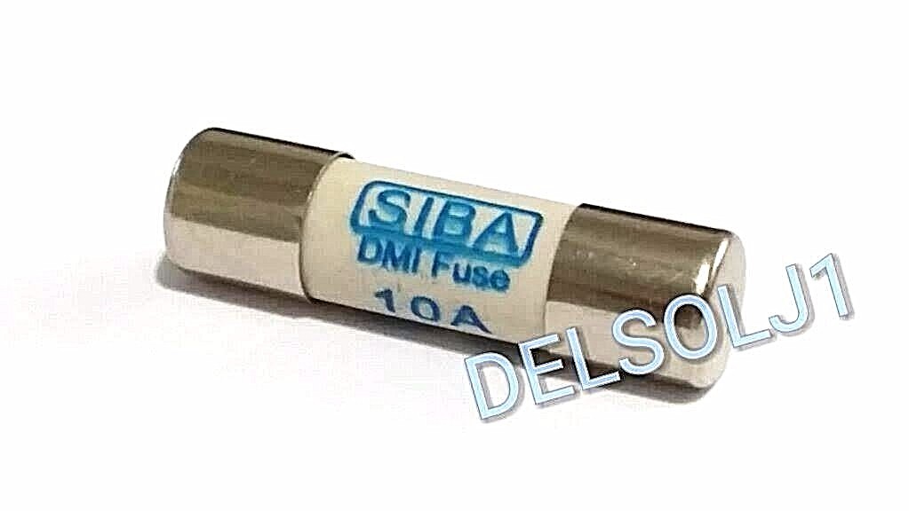1 EACH NEW SIBA 10A 1000V 30kA 50 199 06 10mm x 38mm CERAMIC DMI FUSE
