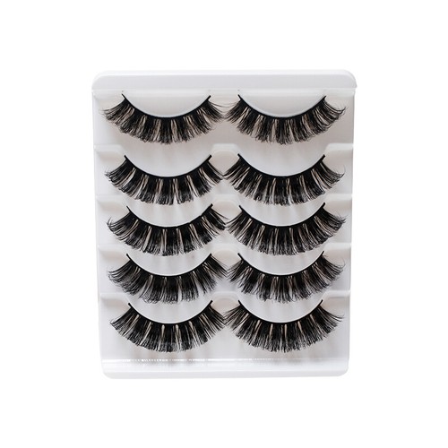 DD Curl False Eyelashes Reusable Lashes Extension Russian Volumes Bushy Cross - Picture 5 of 20