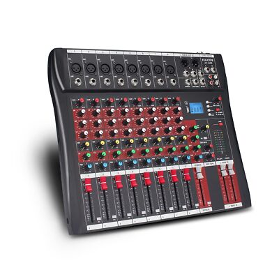 FULODE CT-80S Professional audio mixer 8 Channel with MP3 Player+Bluetooth U ...