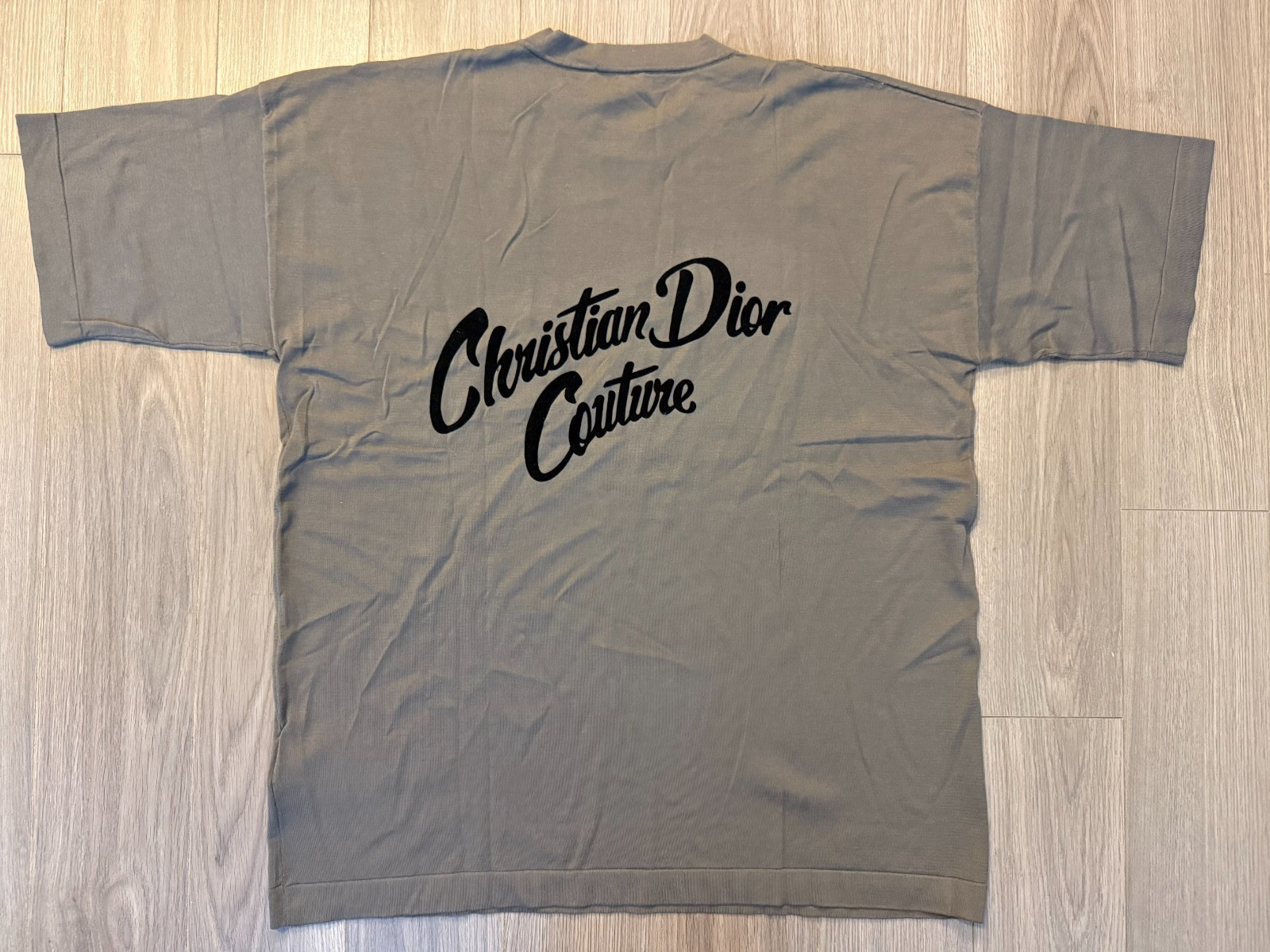 Dior Couture Tee Shirt gray sz L