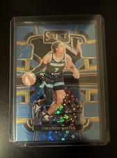 2024 Panini WNBA Select — #29 Chennedy Carter  —Blue Disco Color Match /125