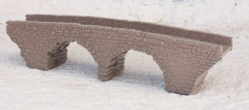 1:220 BRIDGE Z GAUGE BRIDGE Z SCALE OLD 2 ARCH STONE BRIDGE LASER ENGRAVED - Picture 5 of 9