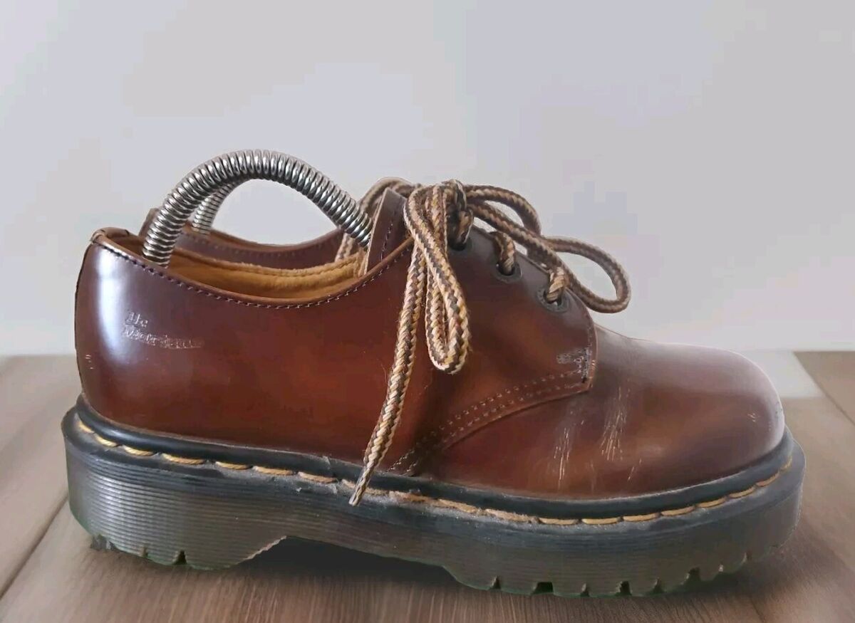 DOC DR Martens SHINY Leather Chunky Sole OXFORDS #8318 MADE DOC DR Martens SHINY Leather Chunky Sole OXFORDS #8318 MADE