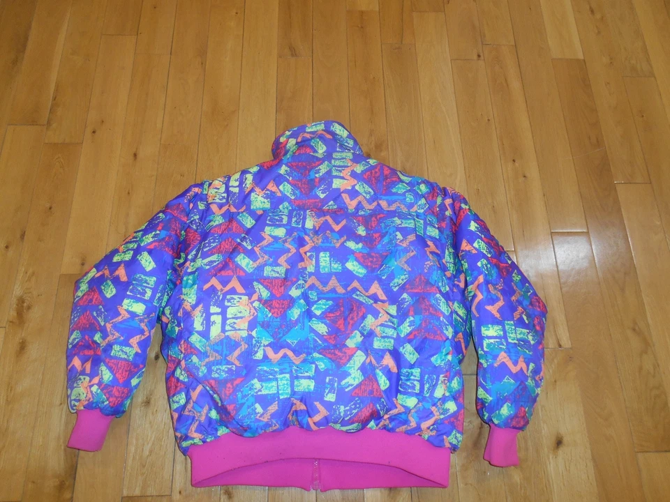 Vtg Columbia Radial Sleeve Reversible Women Ski Down Winter Coat Jacket Ladies L - Image 2 of 4