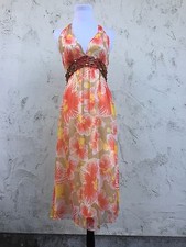 STUNNING Diane Von Furstenberg multi-color floral dress 100% silk