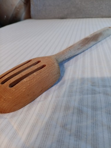 Wooden Calphalon Slotted Cooking Spoon - Picture 17 of 24