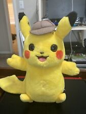 Pokemon Detective Movie Talking Pikachu 10 Inch Tall Plush Sound Movement  A12 for sale online