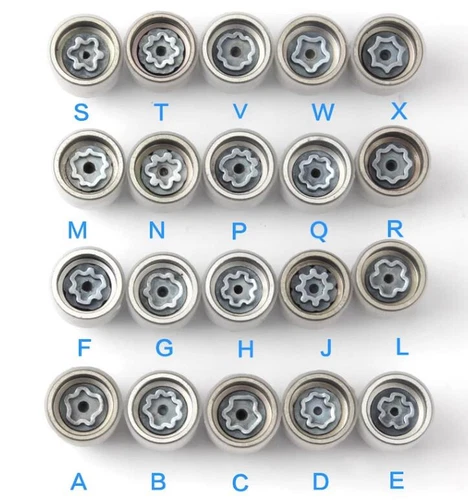 Anti-Theft Wheel Locking Key Wheel Rim Lug Nut Master Removal Kit Tools For Audi - Picture 1 of 7