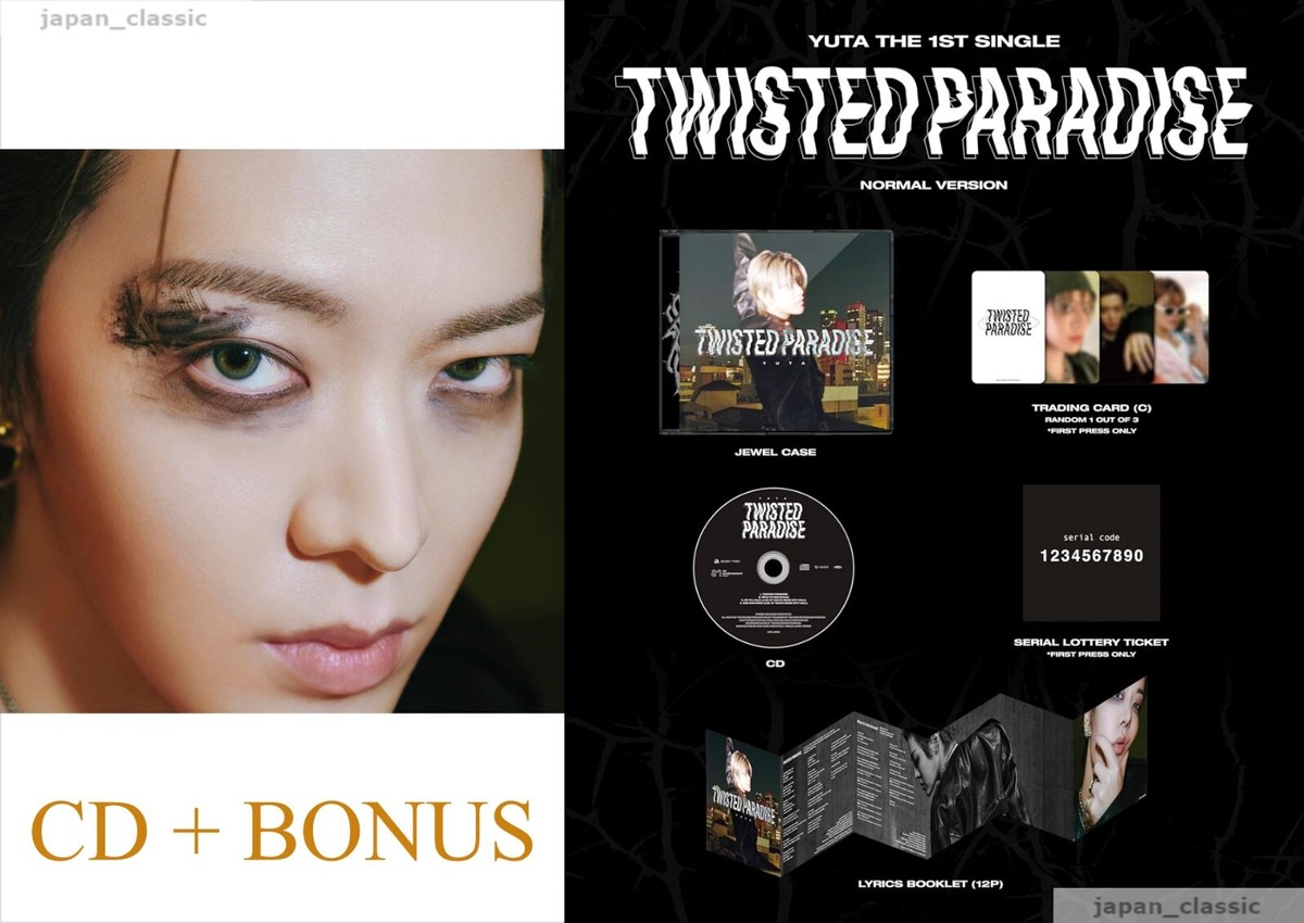 YUTA NCT 127 TWISTED PARADISE REGULAR EDITION CD + TRADING CARD