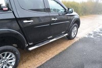 Seiten Stangen FüR Fiat Fullback 2016-2019 Edelstahl Sidetube 4X4 ZubehöR