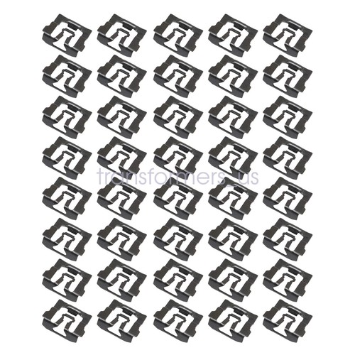 Lot De 40 Attaches Pour Pare-brise Ford 1965-1993 - Référence C5ZZ6543413-B, Métal Noir, Neuf