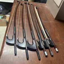 6 Glasser Bass Bows For Repair.