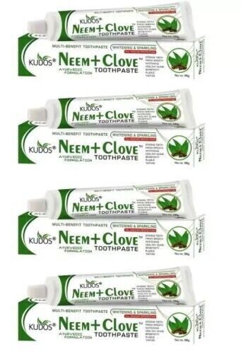 KUDOS NEEM CLOVE Toothpaste (100*4--400 g, Pack of 4) - Picture 1 of 1