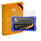 atFoliX 2x Displayfolie für Pritom L8 Kids Tablet Schutzfolie matt&stoßfest