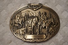 Belt Buckle, Trail Ride, Outfitter, Elk Guide, Hunter- ADM-Award Design Medals