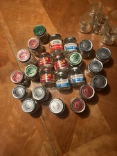 Baby Food Jars- Gerber/Heinz- Most W/ Lids And Also Some W/ Labels 27 Count 