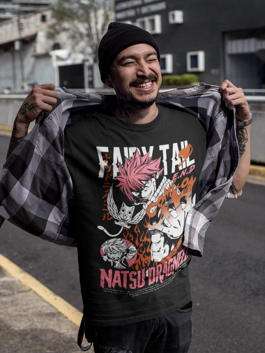 Natsu Dragneel Fairytail | Dragon ball Tshirt | Greeting Card