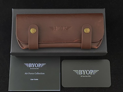 BYOP Avitimer Pilot Watch Seiko Automatic Sapphire Swiss C3 Lume - Picture 8 of 8